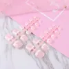 False Nails 24pcs 인공 발가락 네일 팁 전체 커버 천연 발가락 가짜 DIY 매니큐어 아트 도구