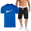 Summer Basketball luxur clothing Men's Tracksuits Casual Sports puff Tees designer shorts Sleeved Shorts Sets Mens Fashion 2 Piece dunk lows Sportswear