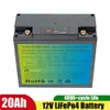 12V 20AH LIFEPO4 LITIUM JÄRN FOSFAT RECHAREBLEABLE BATTERY MED BMS FÖR KID SCOOTERS BOAT MOTOR