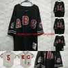 Anpassade basebolltröjor Big Boy NLBM Negro Leuge Jersey Museum Mens Women Youths S TO 3XL Black Crackers Vintage Jersey