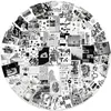 60 Stück schwarz-weiße Kunst-Collage-Poster-Aufkleber, Vintage Matisse illustrierte abstrakte Graffiti, Kinderspielzeug, Skateboard, Auto, Motorrad, Fahrrad, Aufkleber