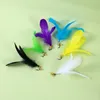 Jouets pour chat en plastique respectueux de l'environnement mains libres élasticité baguette jouet bâton de poche adorable produit pour animaux de compagnie