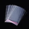 100pcs/lot 28x28cm transparent self adhesive seal OPP bags all clear toy garment packing poly bag with glue tape seal