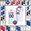 2022 NCAA Final Four 4 Custom Ku Kansas Jayhawks Basketball Jersey 30 Ochai Agbi Jersey 11 Chris Lykes 3 Duan Harris Jr.