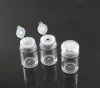 10ml Loose Powder Container Jar Bottles Clear Plastic Glitter container Cosmetic Powder Eye Shadow Box Bottle With Sifter and Lids SN664