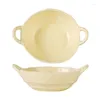 Bowls Ceramic Soup Porcelain Serving Bowl With Doundle Handle Crocks For French Onion Dessert Pasta Cereal