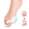 Home Garden 2pcs/lot Toe Hallux Valgus Corrector Silicone Gel Spreader Feet Care Toe separator Bunion Guard Toe Stretcher Straightener SN662