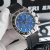 Datona Man için İzle Bang Jason007 Full Diamond 40mm 904L Oyster Sürekli Kozmograf Mekanik Bileklik Uifactory Watch246j