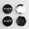 60 pcs 63 mm Capuchons centraux de moyeu de roue de voiture pour Dodge SRT Logo Caliber Challenger Journey Caravan Durango Nitro Car Wheel Caps Accessoires