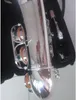 Nuovo sassofono basso Mark VI sassofono contralto placcato argento E Flat marca strumento musicale professionale sax con custodia in ottone. bocchino Spedizione gratuita
