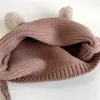 Chapeaux bébé chapeau plaine laine mignon pull automne et hiver modèles hommes femmes enfants chaud tricoté bouchons d'oreille