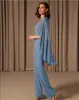 Vintage zegar Mother of the Bride Suit Dubai V Szygur Pant Suit Wedding Gości