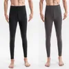 Pantalones para hombres para hombre H engrosado calefacción algodón pantalones de lana protector de rodilla fondo otoño pelo interior al aire libre