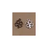 Charms 1000 PCs Pingente de trevo de quatro folhas 16x12 mm Sier antigo e cores de bronze Drop entrega 202 DHMS8