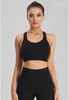 Yoga-outfit Women Fitness Bra Crop bovenkant Zipper strakke Sport Plus Maat verstelbare riem Gym Versterkte anti-riem borstkussen