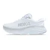 Hoka Hokas One One Bondi 8 zapatillas Running Mens Womens White Grey Walk Trainers Movimiento Clifton 8S Free Golden Coast Coast Floral X2 Blue Coral Designer Sneakers