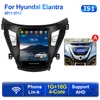 2 DIN Android 11 Player для автомобильного DVD-радио Tesla Car для Hyundai Elantra Avante I35 2011-2016 Multimedia GPS 2Din CarPlay Stereo BT