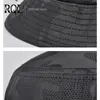 ワイドブリムハットバケツ帽子メンズバケットハットサン両面パナマブラックカモフラージュボブマンハイキング登山漁師ヒップホップキャップコットンマレスハット230211