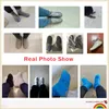 Acessórios para peças de sapatos Espalhar as capas de chuva reutilizáveis ​​Overshoes de viagem turística para caminhadas brancas à prova d'água Galoshes 230211