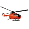 Electric Aircraft C186 Pro RC 헬리콥터 성인 24G 4 채널 BO105 자동 안정화 시스템 취미 장난감 230213