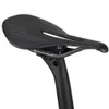 A bicicleta senta Ultralight Full Carbon Saddle Mtbroad Bike Saddle Super Light Leather Cushions J230213