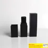 100pcslot empty high grade plastic lipstick tube black outter square shape inner DIY lipstick tubeInner cup dia 12mm