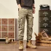 Männer Hosen Neue Jogger Cargo Armee Taktische Ausbildung Multi-Tasche Outdoor Jogginghose Baumwolle Casual Y2302