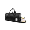 Duffelbeutel Männer reisen mit Schuh wasserdichte Duffle Duffle Frauen Sport Fitnessstudio S High Grad PU Leder Outdoor über Nacht Tasche