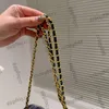 Women Designer Tweed Cosmetic Case Vanity Bags z górnym uchwytem lustro Złote Metal Sprzęt Matelasse Łańcuch Crossbody Moneta Poręczka karty 18cm 18 cm