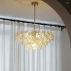 Chandeliers Modern Italian Art Crystal Glass Ceiling Chandelier For Bedroom Restaurant Living Room Bar French Light Luxury Pendant Lamp