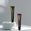 20G Tawny Eye Cream Bottle z plastikową czarną czapką zieloną czyszczenie twarzy Wąż Wąż Plastikowe butelki opakowania do kosmetyków