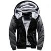 Men's Hoodies Brand Nice Winter Men Sweatshirt Wadded Jacket Fleece Coat Male Thickening Sportswear Slim Uniform Tracksuit