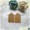 بطاقات المعايدة Wholesale100pcs DIY Kraft Paper Paper Tags Brown Lace Scallop Head Lage Note Price Price FARC