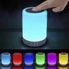 Altoparlanti portatili Luce notturna con scheda wireless Bluetooth Lampada da comodino a LED a colori con controllo touch