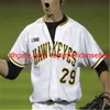 Niestandardowe koszulki baseballowe NCAA College zszyta Jersey Iowa Hawkeyes Black Mens Womens Youth Dowolne imię i nmber mix zamówienie za darmo