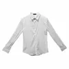 Men's Dress Shirts 2023 Men Lace Perspective Shirt Party Prom Hollow Patchwork Long Sleeve Tuxedo Nightclub Casual Social