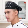 Bérets cuisinier hommes femmes cuisine boulanger Chef casquette unisexe béret chapeau restauration 9 couleurs YLM9934
