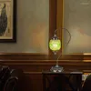 Настольные лампы богемская индейка окрашенная в ретро спальня ресторан эль -бар Юго -Восточная Азия