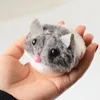 Toys de gato 1pc Funny Plush Spryking Movement Rat Rat Pet Kitten Toy Toy Interaction Fur Mouse Little Gifts Supplies E5M5