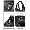 Outdoor Bags Vintage Messenger Waterproof PU Multifunction Shoulder Bag Tote Handbags Fitness Document Briefcase Luggage Brown