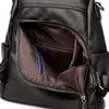 Torby szkolne Wodoodporne damskie przeciw kradzieży skórzane plecak torebki na ramię wielofunkcyjne duże pojemność plecaki Mochilas 230211