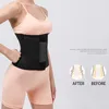 Slimming Belt Black Adjustable Waist Trainer Belt Fitness Sport Waist Support Body Shaper Exercise Sweat Waistband Elastic Lumbar Corset Women 230211