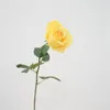 Decorative Flowers 3pcs Moisturizing Rose Flower Single Branch Real Touch Home Dinner Decration Fake Pograph Props Artificial Flore Peony