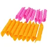 10pcs bigodino di capelli senza calore senza calore bigodini per capelli dormienti morbidi riccioli a spirale pigro perm curling rod formatori di onde strumenti per lo styling dei capelli