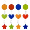 Keychains Safety Reflective Gear Stylish Pendant Keychain Reflector Set For Bags Backpack
