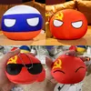 10cm Country Ball Plush Toys Polandball Pendant Countryball Country Flag Balls Bag Pendant Keychain