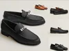 Top Luxus Herrenschuhe Destin Loafer Schwarz Braun Kalbsleder Flats Business-Schuhe für Herren Low-Top-Oxfords Lässige Outdoor-Walking-Flats Abendparty