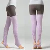 Chaussettes pour femmes, une paire au-dessus du genou, chauffe-jambes pour Ballet, Pilates, Leggings de Fitness, livraison directe, automne et hiver