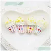 Charms 10Pcs 17 30Mm Simation Colorf Letter Love Popcorn Cute For Pendant Diy Earrings Necklace Jewelry Accessories Findin Dhczi