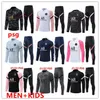 21 22 23 24 psgs trainingspakken training MessiS mbappe kit survetement voet tuta jas retro futbol 20 Soccer Paris voetbal mannen en kinderen jerseys maillot